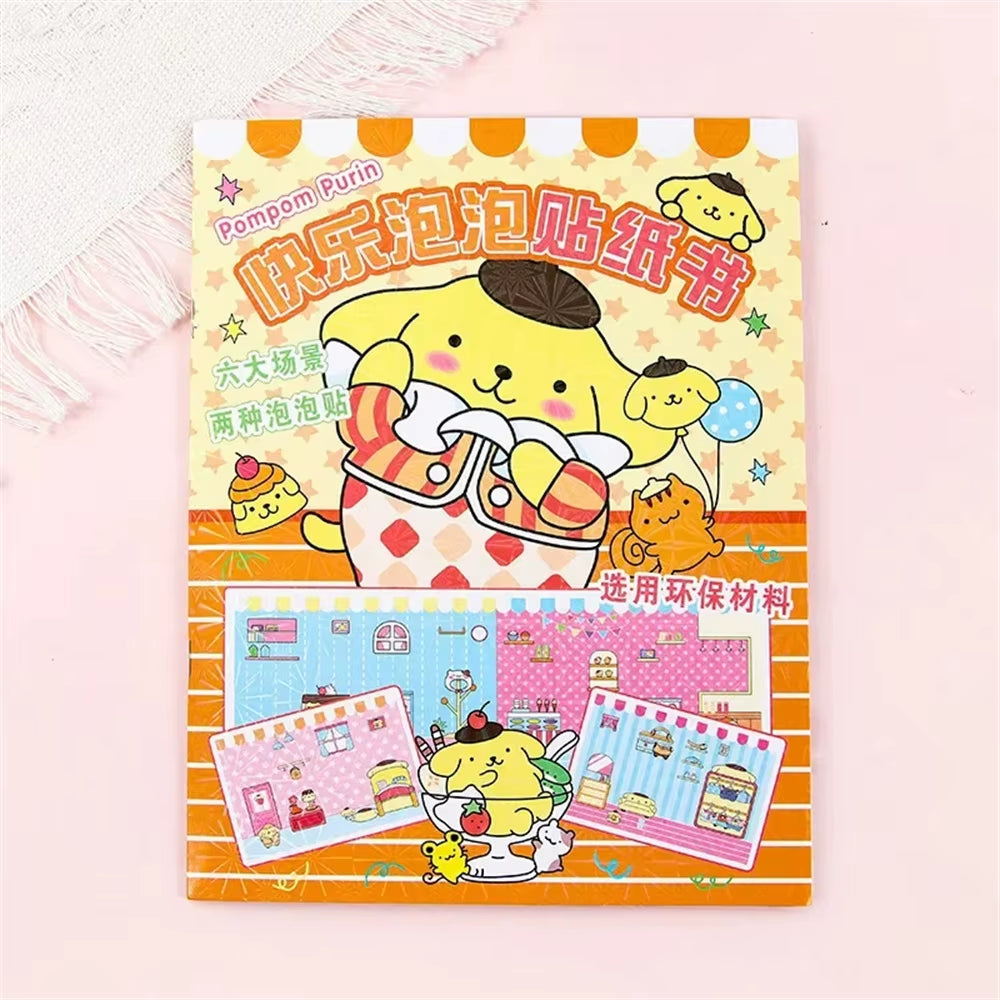 Discover the Magic of Sanrio with the Kuromi My Melody 3D Bubble Sticker Book - A Creative Gift for Girls 12+!