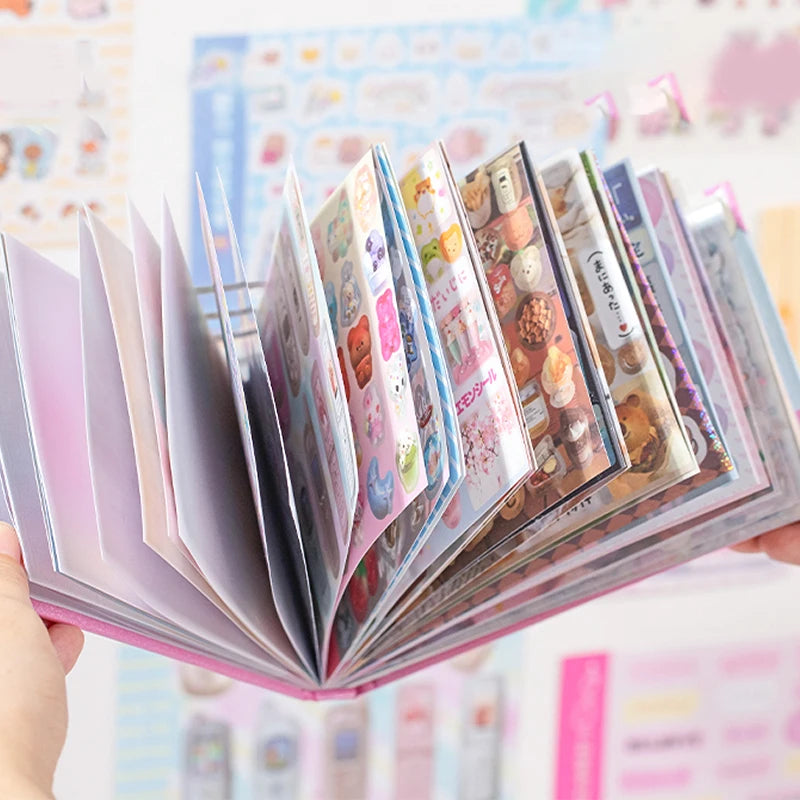 Elevate Your Creativity with Mr. Paper 72Pcs Good Mood Maker Cut Film Sticker Book - Perfect for DIY Handbooks, Scrapbooks, Phone Cases, Photo Frames, and Calendars