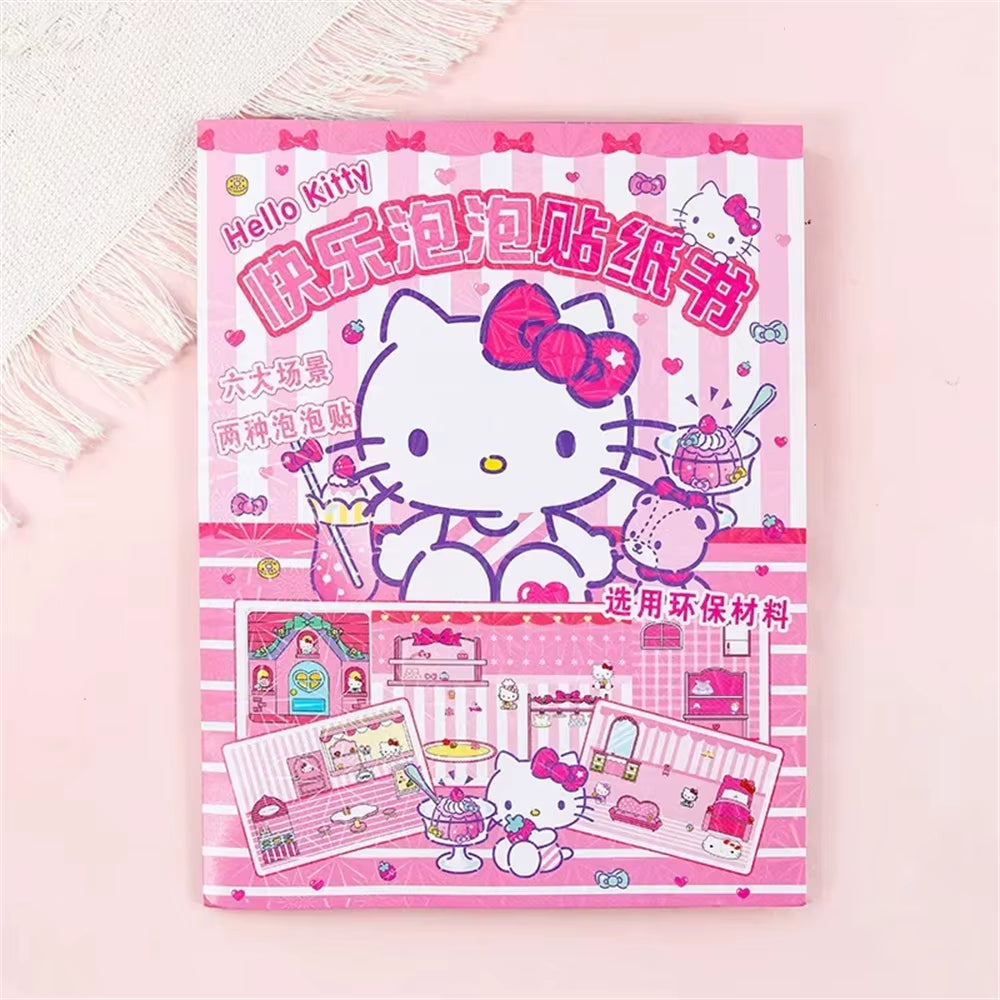 Discover the Magic of Sanrio with the Kuromi My Melody 3D Bubble Sticker Book - A Creative Gift for Girls 12+!