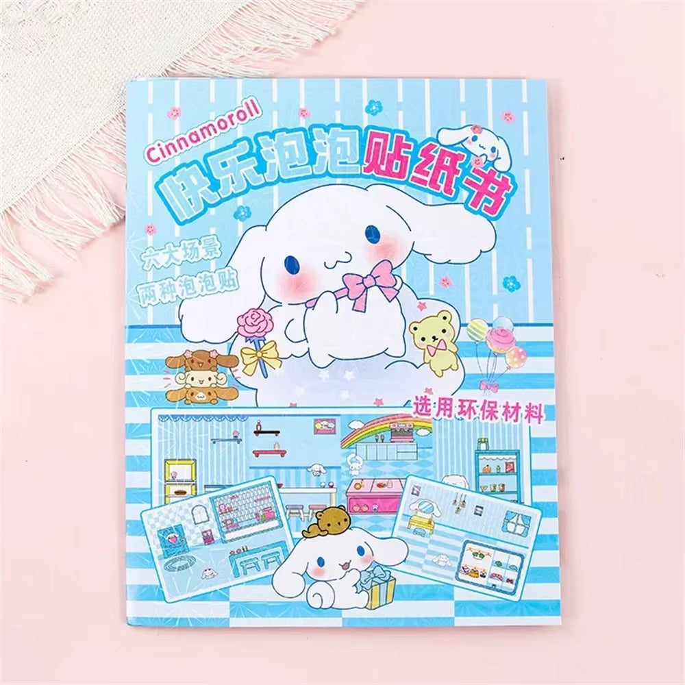 Discover the Magic of Sanrio with the Kuromi My Melody 3D Bubble Sticker Book - A Creative Gift for Girls 12+!