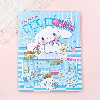 Discover the Magic of Sanrio with the Kuromi My Melody 3D Bubble Sticker Book - A Creative Gift for Girls 12+!