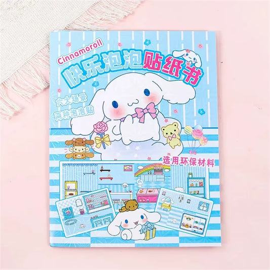 Discover the Magic of Sanrio with the Kuromi My Melody 3D Bubble Sticker Book - A Creative Gift for Girls 12+!
