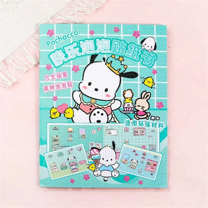 Discover the Magic of Sanrio with the Kuromi My Melody 3D Bubble Sticker Book - A Creative Gift for Girls 12+!