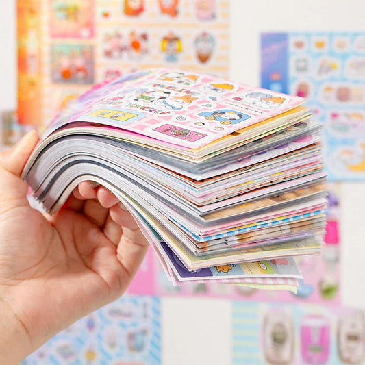 Elevate Your Creativity with Mr. Paper 72Pcs Good Mood Maker Cut Film Sticker Book - Perfect for DIY Handbooks, Scrapbooks, Phone Cases, Photo Frames, and Calendars