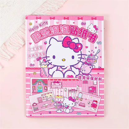 Discover the Magic of Sanrio with the Kuromi My Melody 3D Bubble Sticker Book - A Creative Gift for Girls 12+!